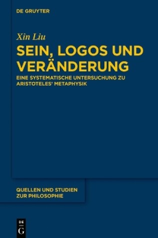 Cover of Sein, Logos Und Veranderung