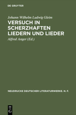 Cover of Versuch in Scherzhaften Liedern und Lieder