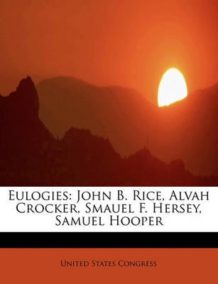 Book cover for Eulogies