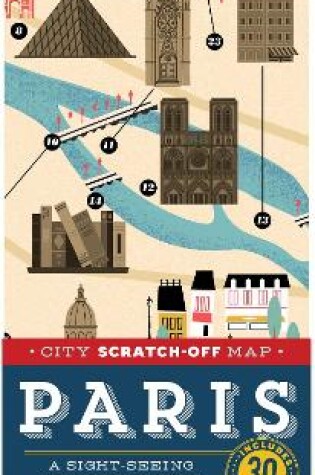 Cover of City Scratch-off Map: Paris