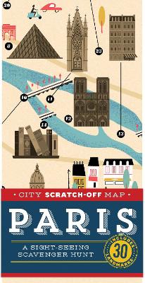 Cover of City Scratch-off Map: Paris