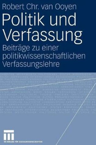 Cover of Politik Und Verfassung