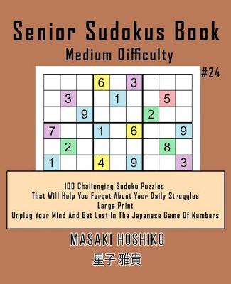 Book cover for Senior Sudokus Book Medium Difficulty #24