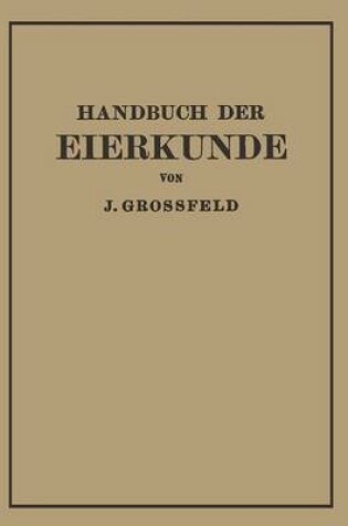 Cover of Handbuch der Eierkunde