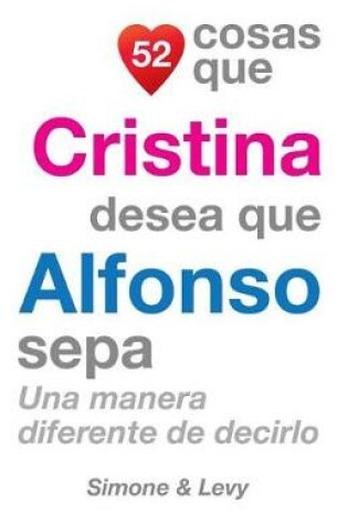 Cover of 52 Cosas Que Cristina Desea Que Alfonso Sepa