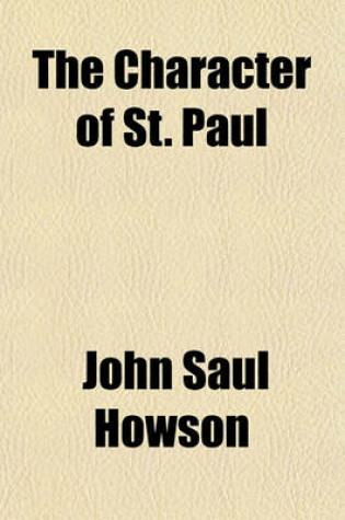 Cover of The Character of St. Paul