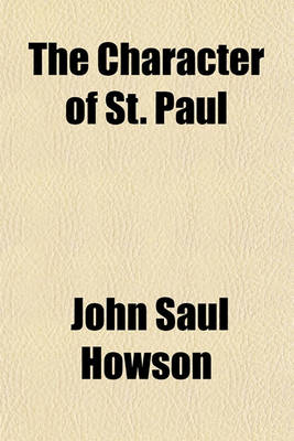 Book cover for The Character of St. Paul