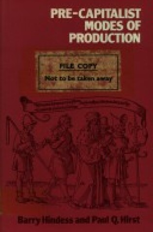 Cover of Pre-capitalist Modes of Production