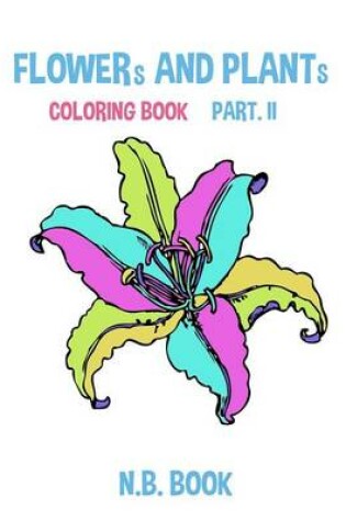Cover of flower and plant coloring book part II