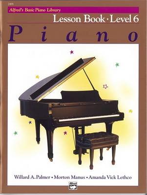 Book cover for Alfred's Basic Piano Library Lesson 6