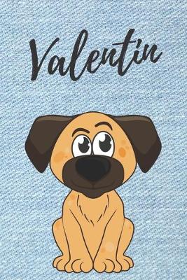 Book cover for Valentin Hunde-Notizbuch / Malbuch / Tagebuch