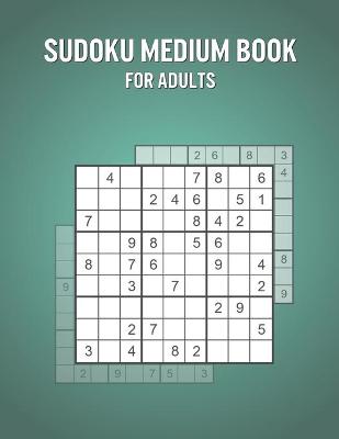 Book cover for Sudoku Medium Book For Adults