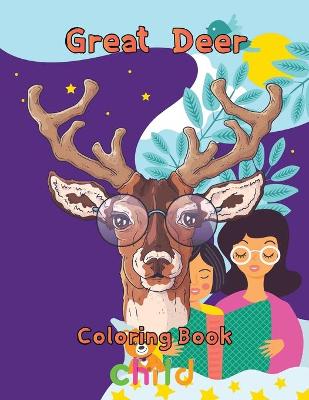 Book cover for Great Deer Coloring book child