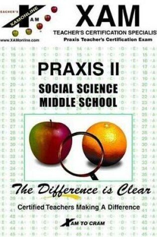 Cover of Praxis Social Science Middle School