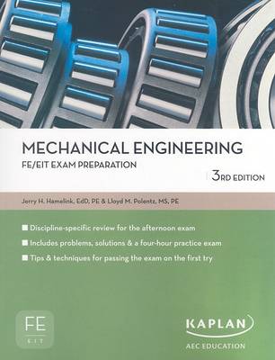 Book cover for Mechanical Engineering FE/EIT Exam Prep