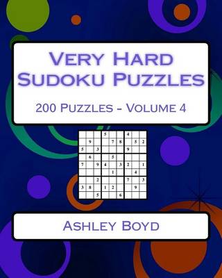 Book cover for Very Hard Sudoku Puzzles Volume 4