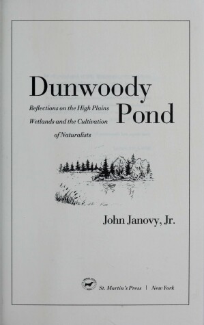 Book cover for Dunwoody Pond