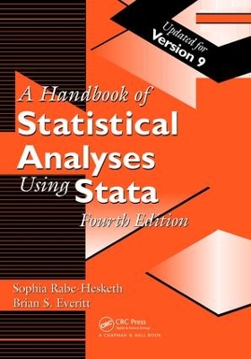 Book cover for Handbook of Statistical Analyses Using Stata