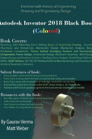 Cover of Autodesk Inventor 2018 Black Book (Colored)