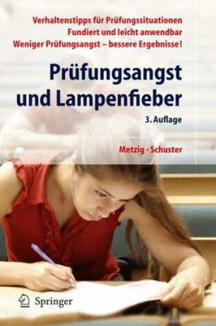 Cover of Prufungsangst Und Lampenfieber