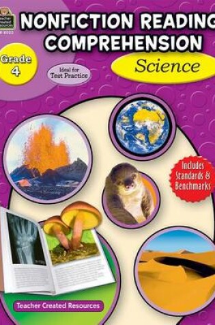 Cover of Nonfiction Reading Comprehension: Science, Grade 4