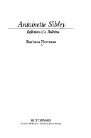 Cover of Antoinette Sibley