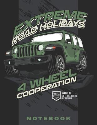 Book cover for Jeep Extreme Road 8.5" x 11" Notebook