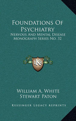 Cover of Foundations of Psychiatry