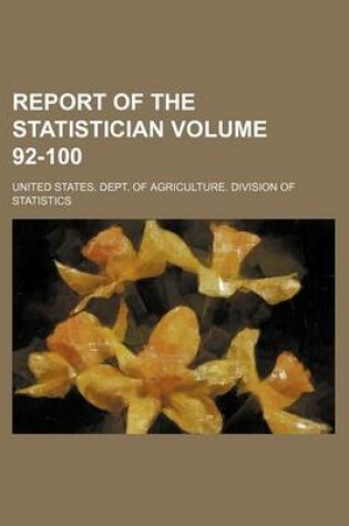 Cover of Report of the Statistician Volume 92-100