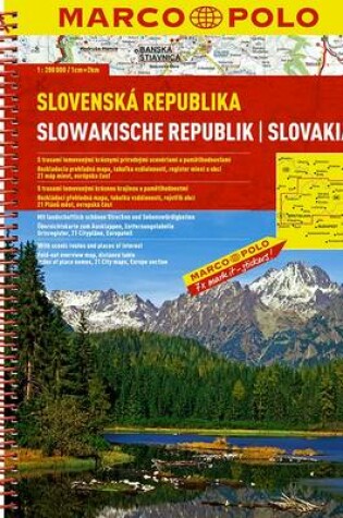 Cover of Slovakia Marco Polo Atlas