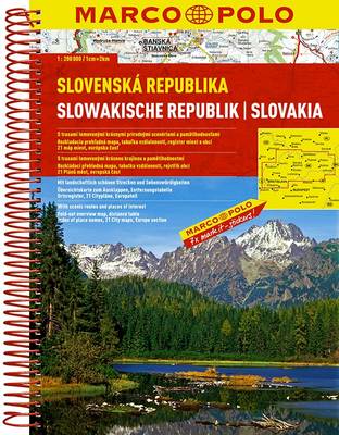 Book cover for Slovakia Marco Polo Atlas