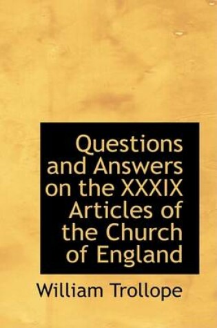 Cover of Questions and Answers on the XXXIX Articles of the Church of England