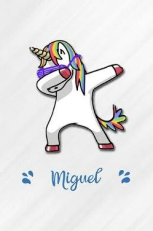 Cover of Miguel A5 Lined Notebook 110 Pages