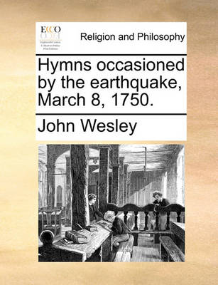 Book cover for Hymns Occasioned by the Earthquake, March 8, 1750.