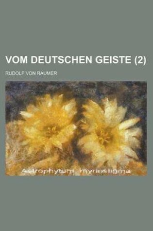 Cover of Vom Deutschen Geiste (2)