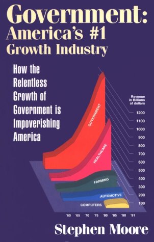 Book cover for Government: Ameirca's #01 Growth Industry; How the Relentless Growth of Government Is...