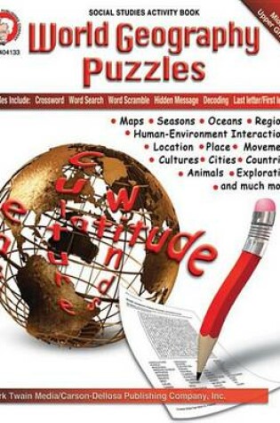 Cover of World Geography Puzzles, Grades 6 - 12