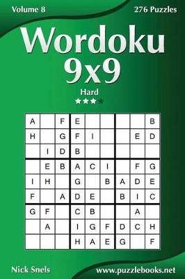 Cover of Wordoku 9x9 - Hard - Volume 8 - 276 Logic Puzzles