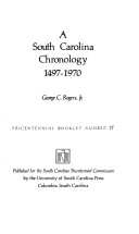 Book cover for South Carolina Chronology, 1497-1970