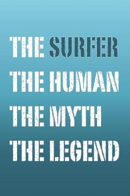 Book cover for The Surfer Myth and Legend Lined Notebook