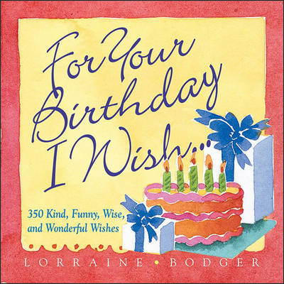 Book cover for For Your Birthday I Wish...