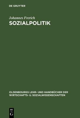 Book cover for Sozialpolitik