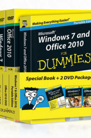 Cover of Windows 7 & Office 2010 For Dummies, Book + DVD Bundle