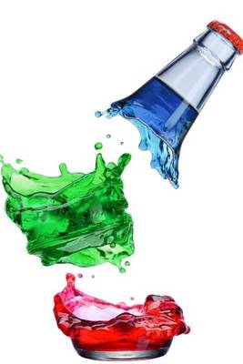 Book cover for Blue Green and Red Exploding Bottle