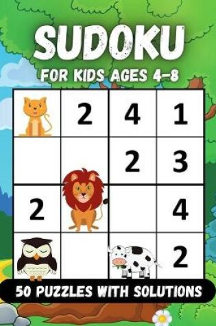 Cover of Sudoku for kids ages 4-8