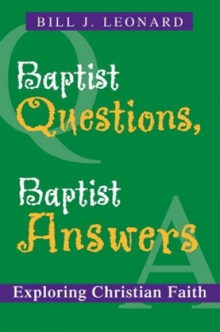 Cover of Baptist Questions, Baptist Answers