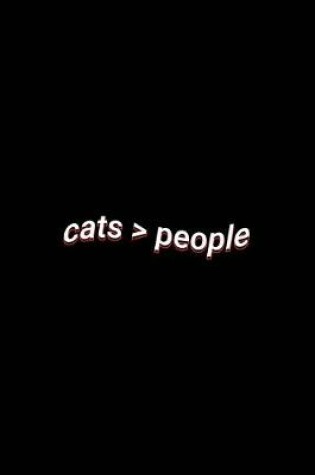 Cover of cats > people