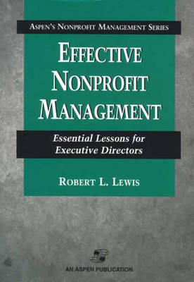 Book cover for Effective Nonprofit Management