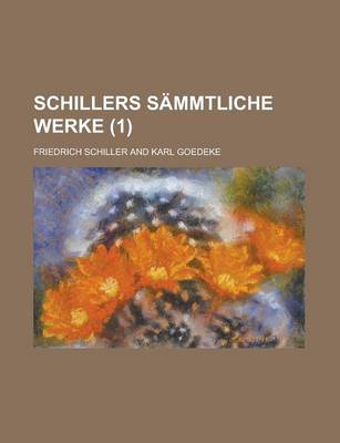 Book cover for Schillers Sammtliche Werke (1)