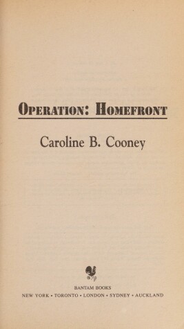 Book cover for Operation Homefront